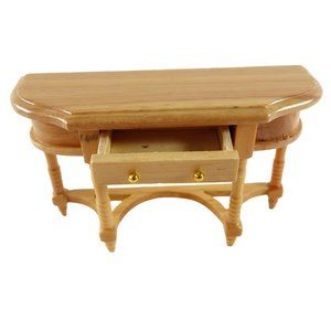 Mayberry Street Miniatures Dollhouse Furniture Side Table with Drawer 1:12 Scale